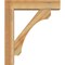 Ekena Millwork Legacy Block Rough Sawn Bracket w/ Offset Brace, Western Red Cedar, 6"W x 24"D x 28"H BKT0604X24X28LEC05RWR - alternate 2